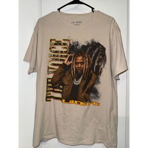 Lil Durk The Voice T Shirt Men's Large Rap Hip Hop Music Graphic Tee